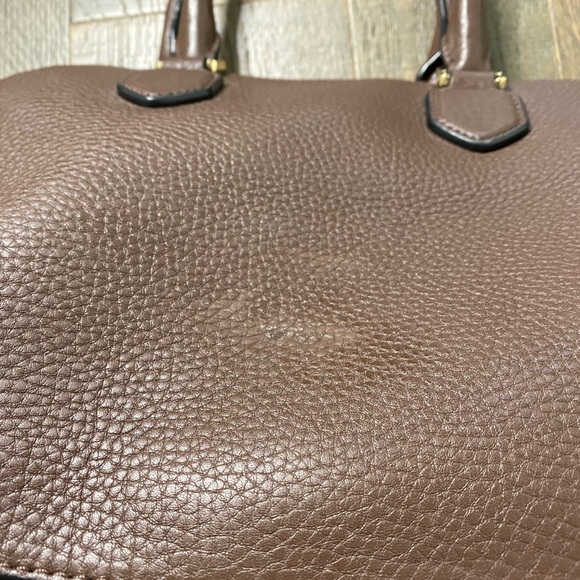 Tory Burch Robinson pebbled leather 3 zip satchel - Picture 5 of 8